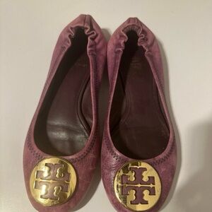 Tory Burch Purple Ballet Flats